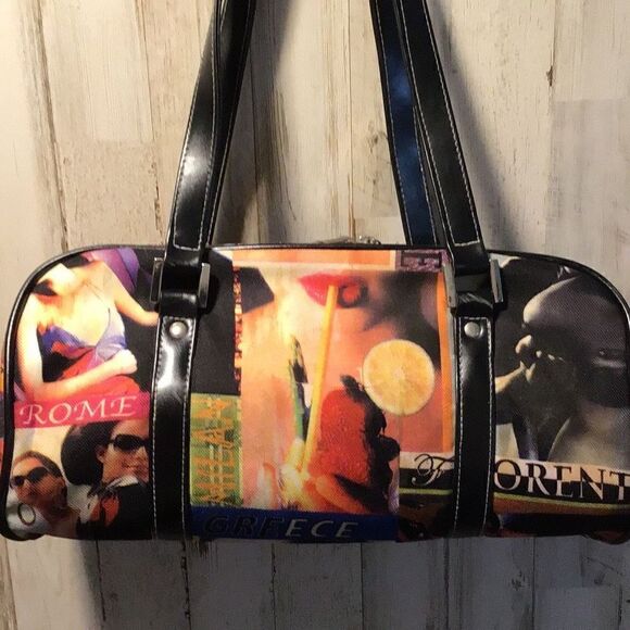 Traveling to Europe picture handbag - Picture 1 of 8